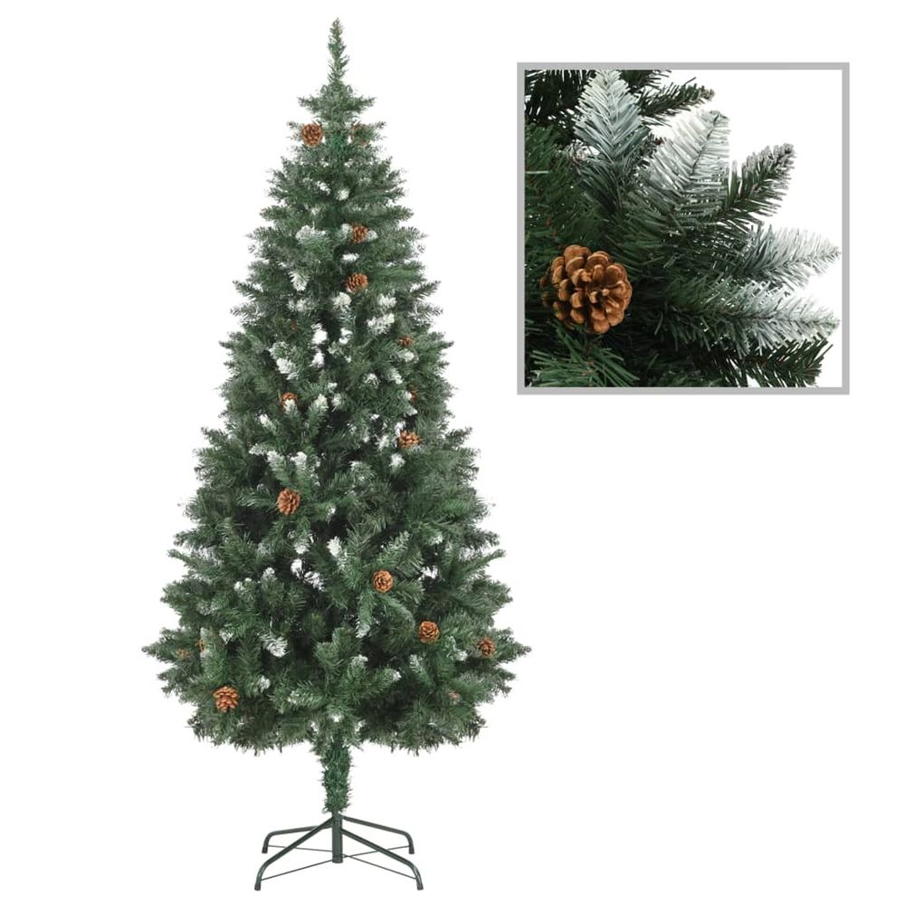 Sapin de NoÃ«l + pomme de pin + paillette 180