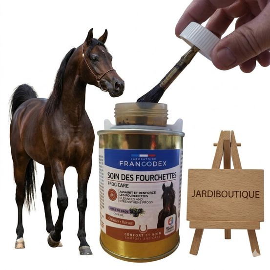 Soin des fourchettes pour chevaux à l huile de cade - francodex 200 ml