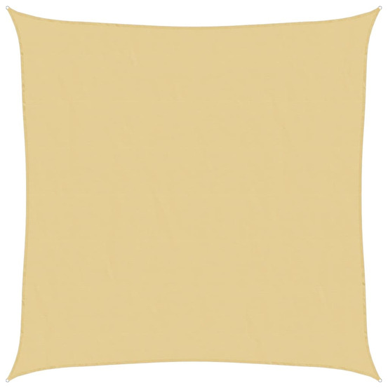Voile d'ombrage sable 3x3 m 100 % polyester oxford