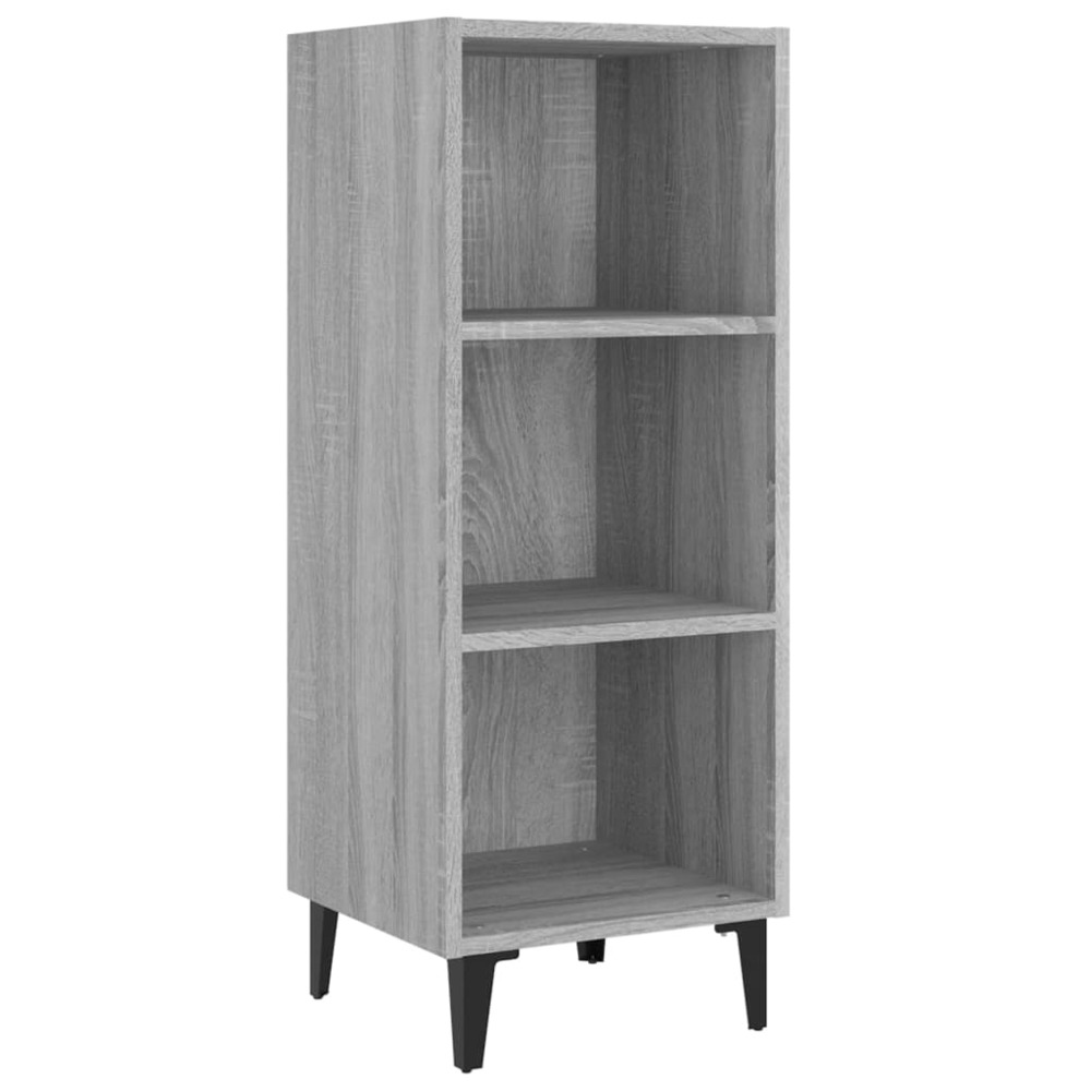Buffet bahut commode armoire meuble de rangement organisateur cuisine salle de séjour salon sonoma 34,5 x 32,5 x 90 cm bois d