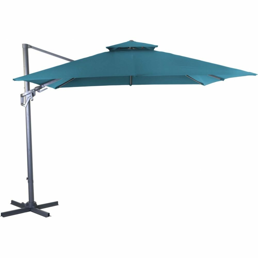 Parasol déporté inclinable et orientable bioclim 3 x 3 m
