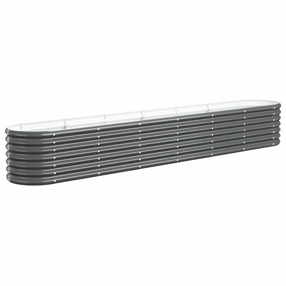 Lit surélevé de jardin acier galvanisé anthracite
