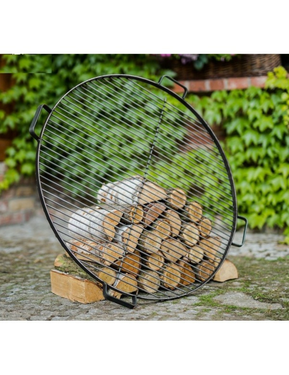 Grille de cuisson ronde 80 cm avec 4 poignées
