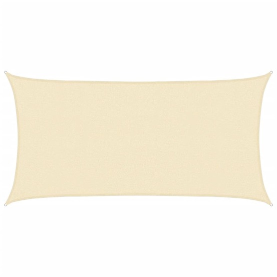 Voile d'ombrage 160 g/m² crème 2x3,5 m pehd