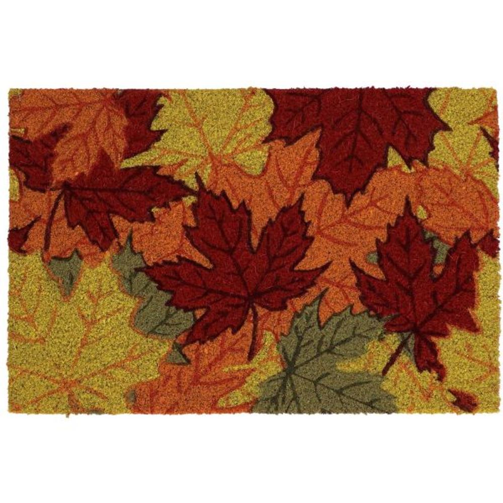 Paillasson en fibres de coco feuilles