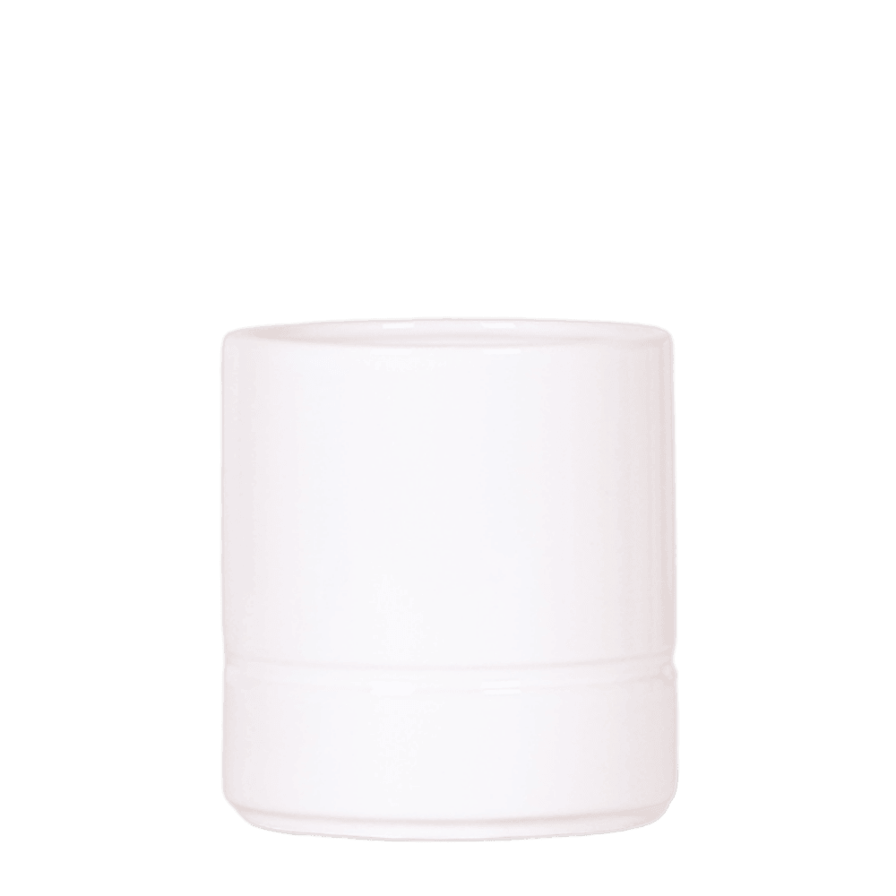 Cache-pot pastel blanc - ø9 cm x h10,5 cm