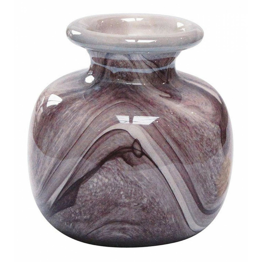 Vase verre violet - charme interior's