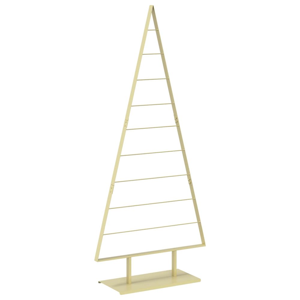 Arbre de noël en métal kuopio 210 cm acier doré