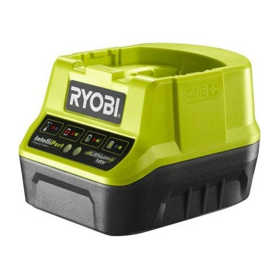 Chargeur rapide ryobi 18v 2.0ah oneplus lithium-ion rc18120