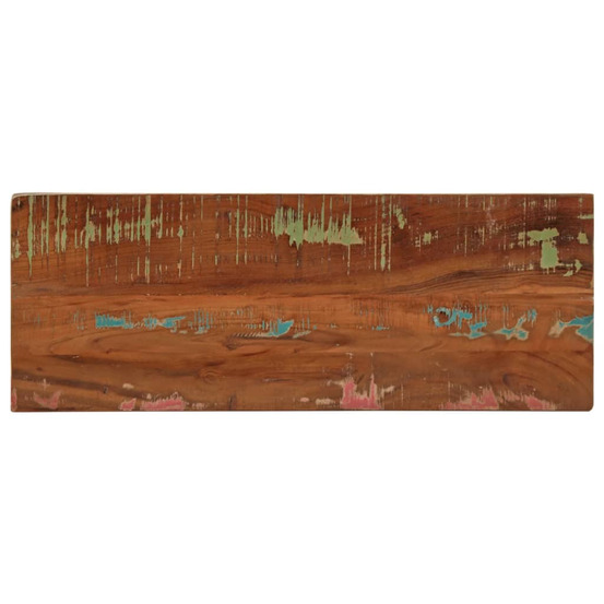 Dessus de table 90x40x3,8 cm rectangulaire bois massif récupéré