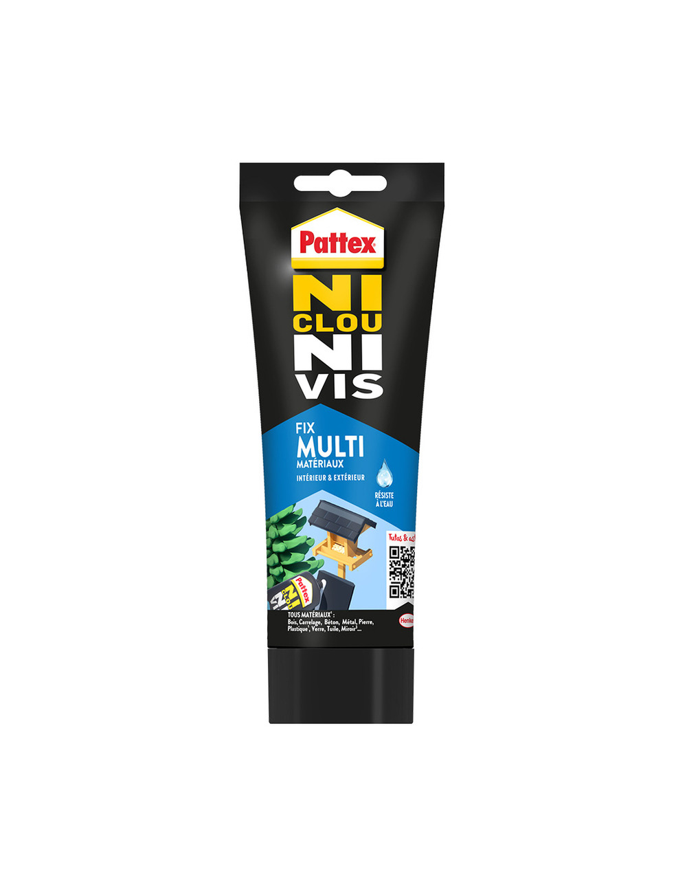 Ni clou ni vis fix multi matériaux tube 334g - pattex