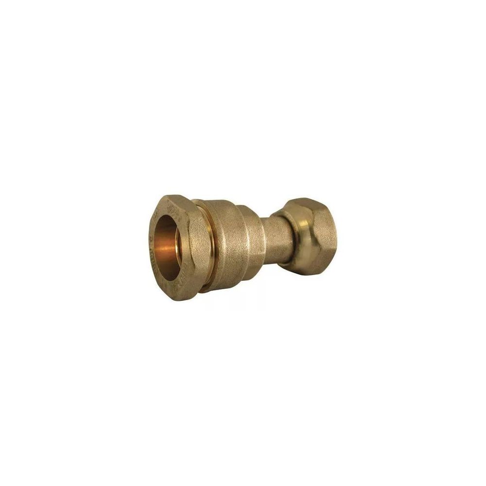 Raccordement compteur eau laiton écrou libre | série 7000 compression - ø a: 20m