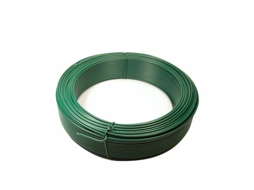 Fil de tension plastifié vert, 2. 4 mm x 100 m
