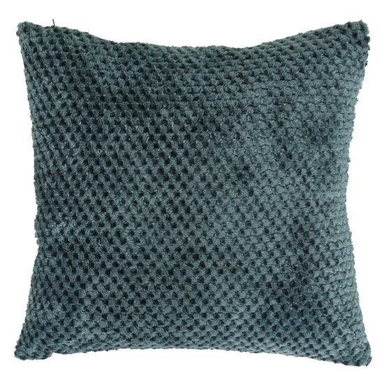 Coussin lyno bleu 40x40cm
