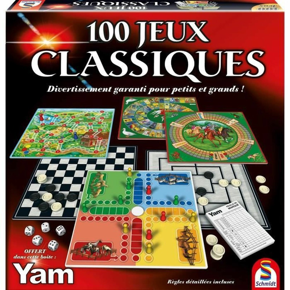 Schmidt and spiele - coffret 100 jeux de société classiques