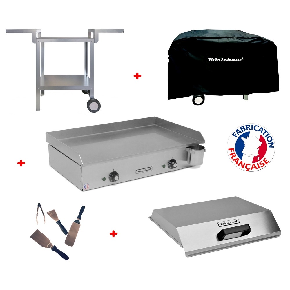 Pack plancha électrique neo e650 + chariot + accessoires -