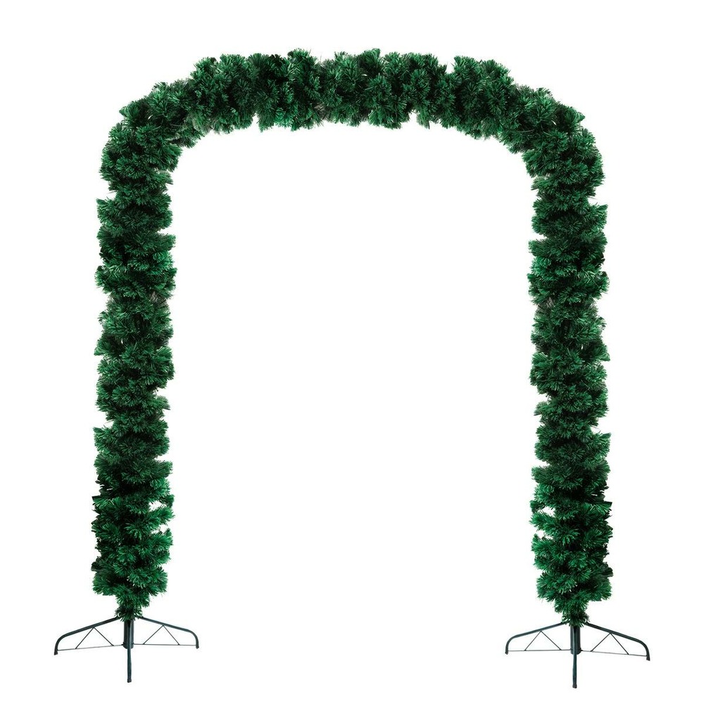 Arche branches de sapin lumineuse 136 led h. 240cm blanc chaud