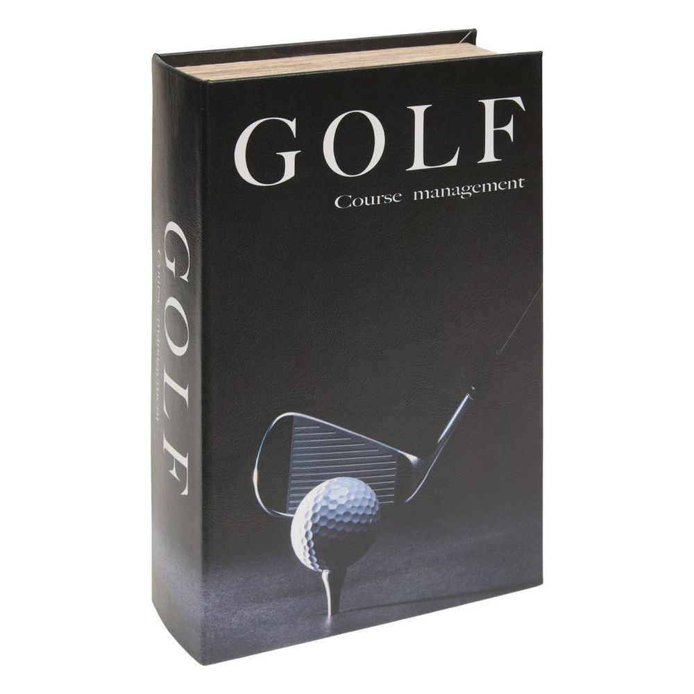 Boîte livre déco rectangulaire josh 18x27cm golf