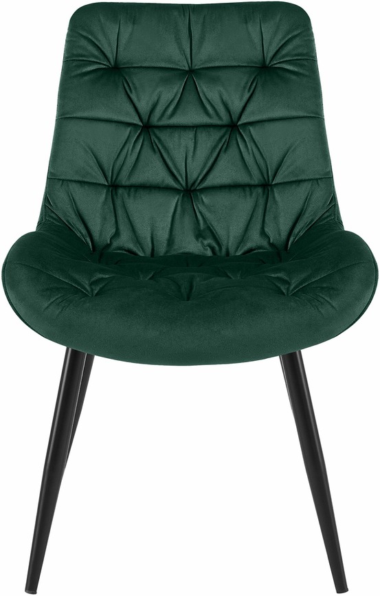 Chaise de salle à manger en velours rossford