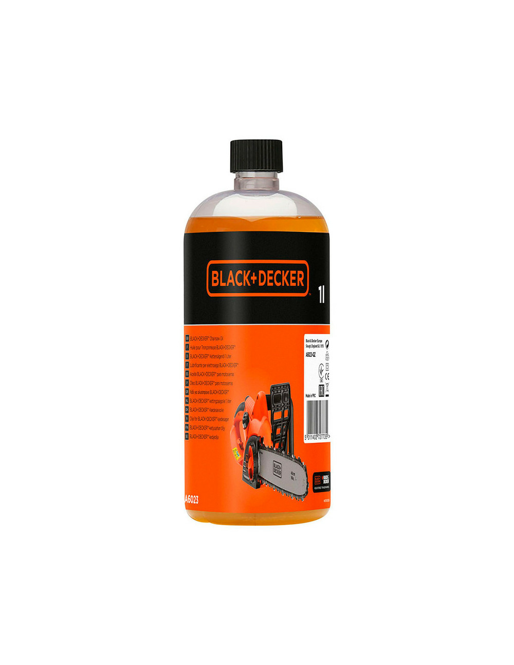 S.of. Huile ecologique bio 1l pour tronçonneuse a6023-qz black+decker
