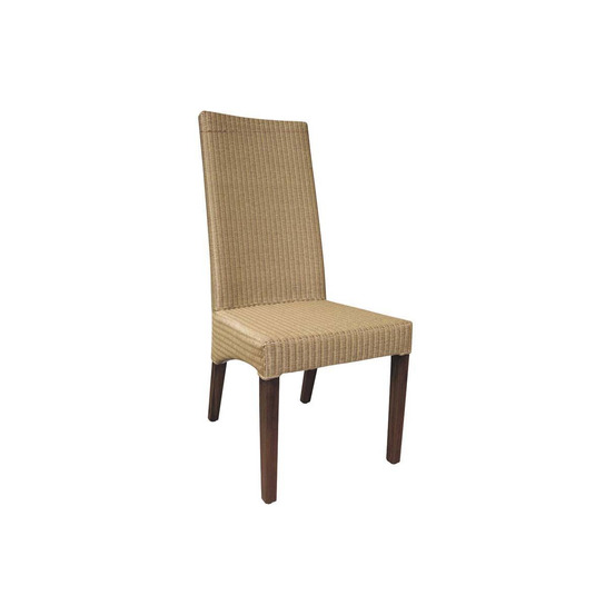 Chaise en loom et teck simona