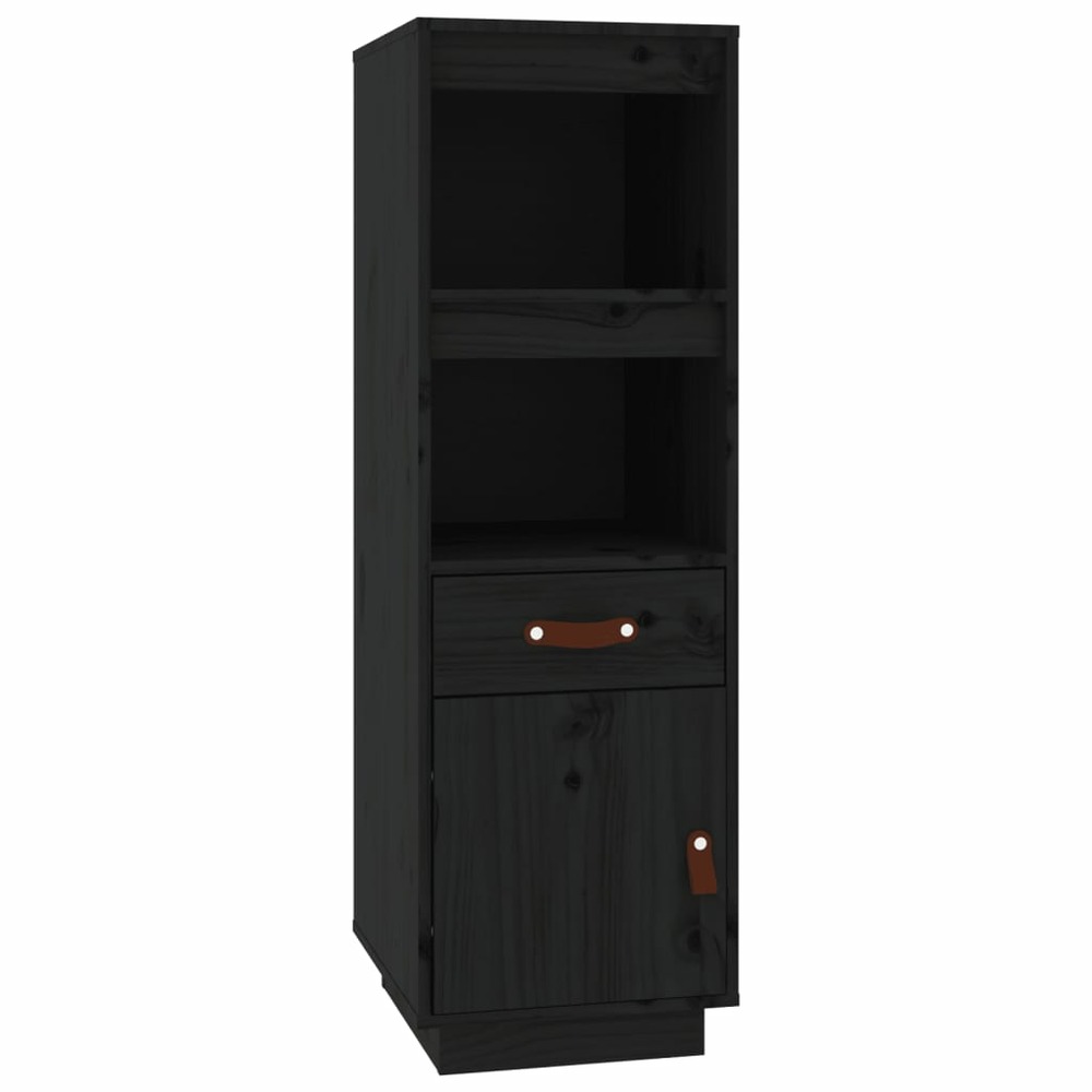 Buffet bahut commode armoire meuble de rangement organisateur cuisine salle de séjour salon haut 34 x 40 x 108,5 cm bois mass