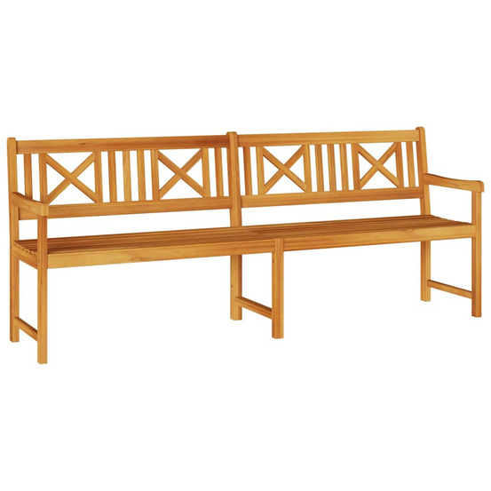 Banc de jardin marron 220 x 56 x 90 cm bois d'acacia massif
