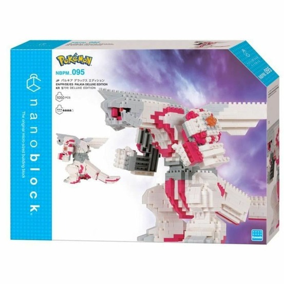 Figurine en briques nanoblock pokémon - palkia - 1050 pièces