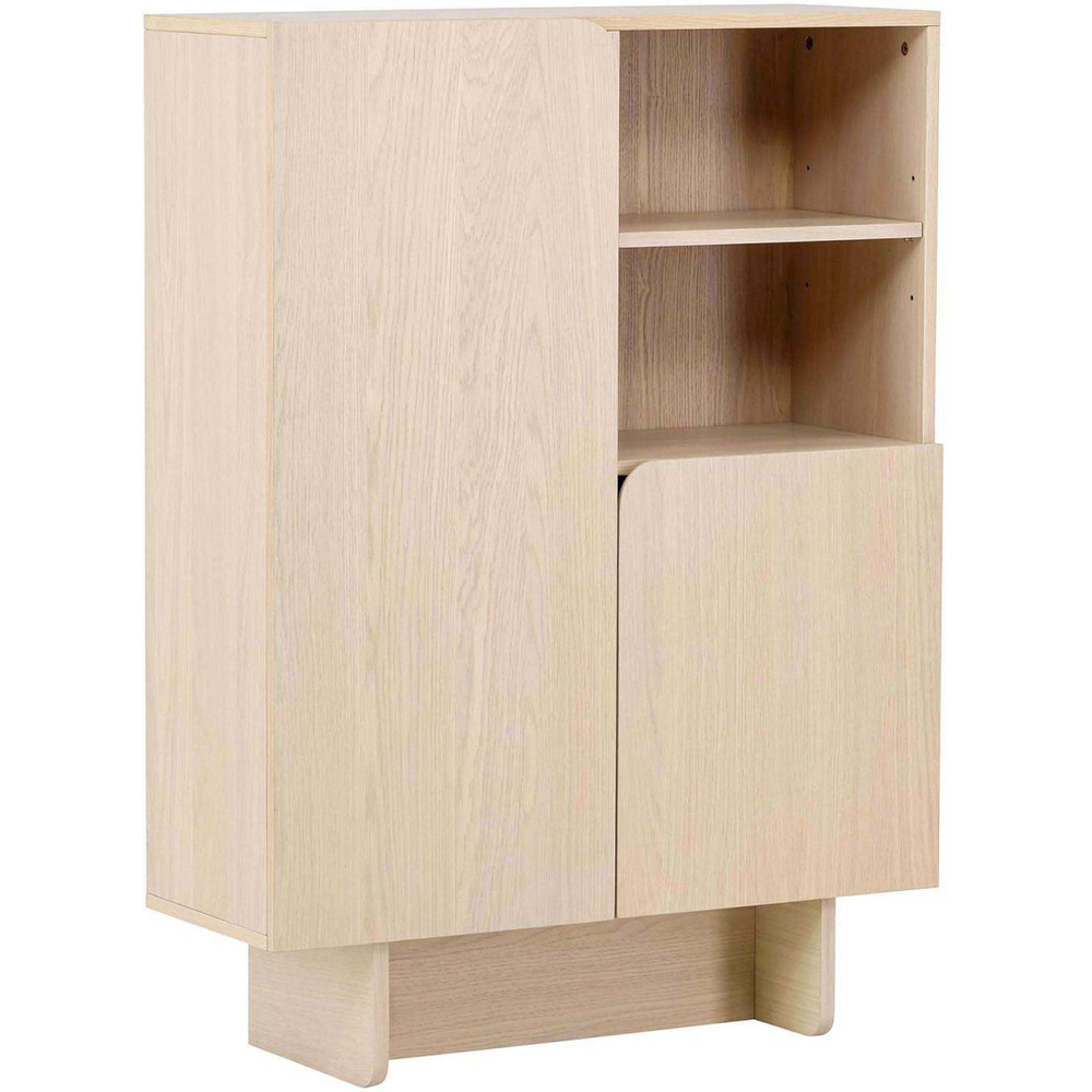 Armoire avec étagères et 2 portes tyresö beige