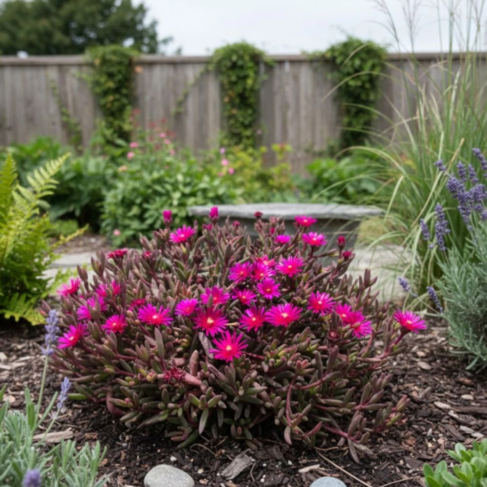 Delosperma desert dancers purple®, pourpier vivace lot de 3 godets