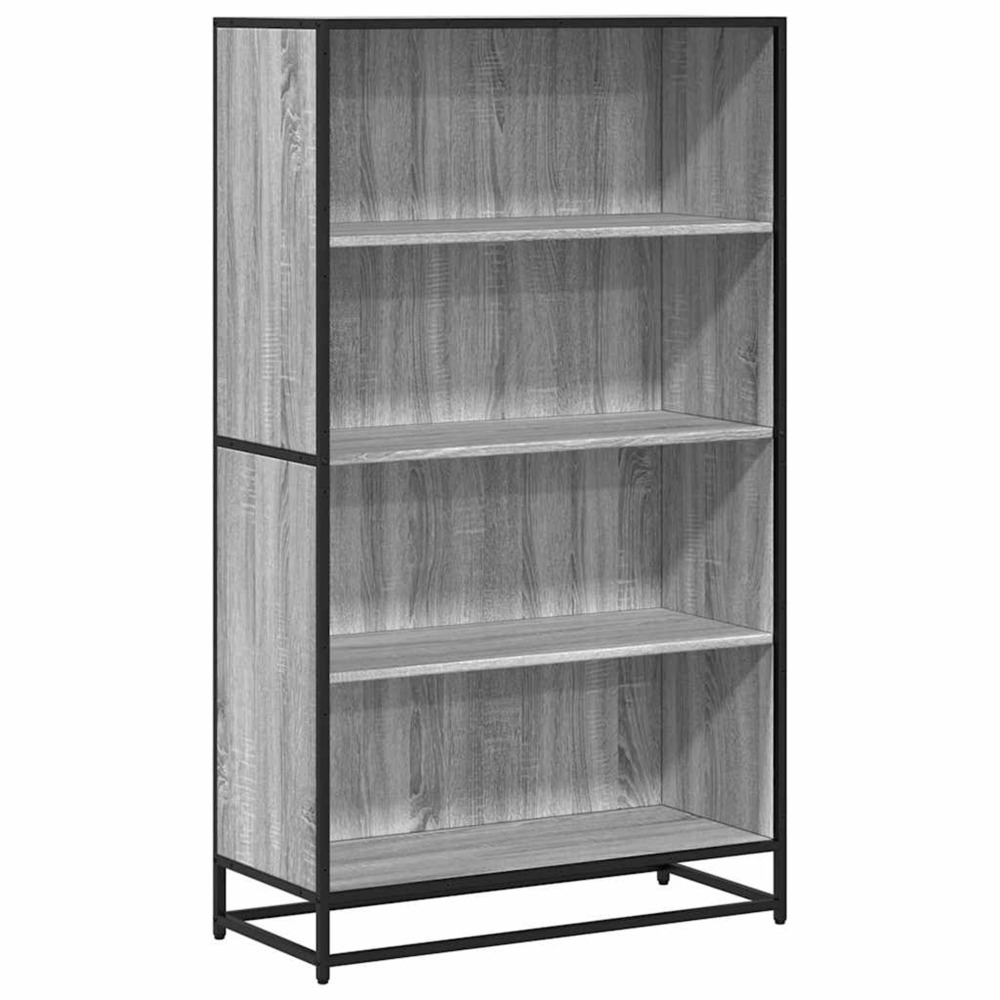 Bibliothèque sonoma gris 80,5x35x139 cm bois d'ingénierie