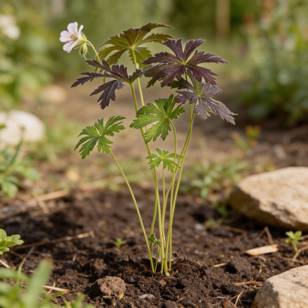 Géranium vivace phaeum 20cm godet 9cm - geranium