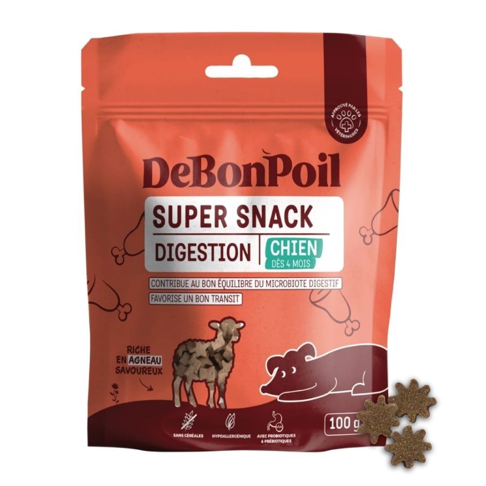 Super snack digestion debonpoil - friandise pour chien 100 g