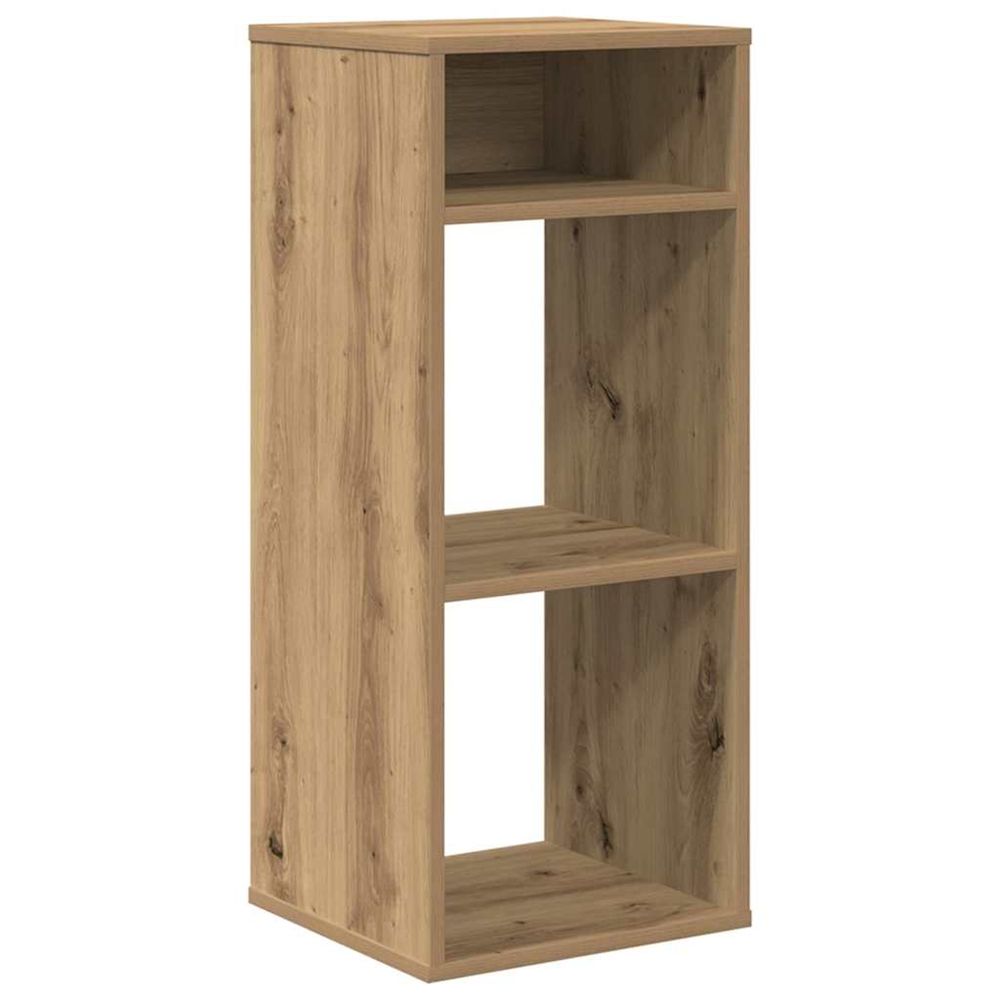 Bibliothèque chêne artisanal 34x31x80 cm bois d'ingénierie