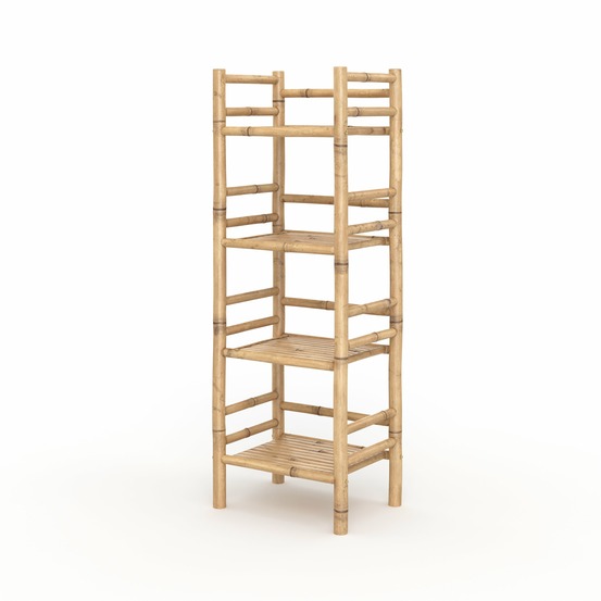 Bami-étagère en bambou, 4 niveaux