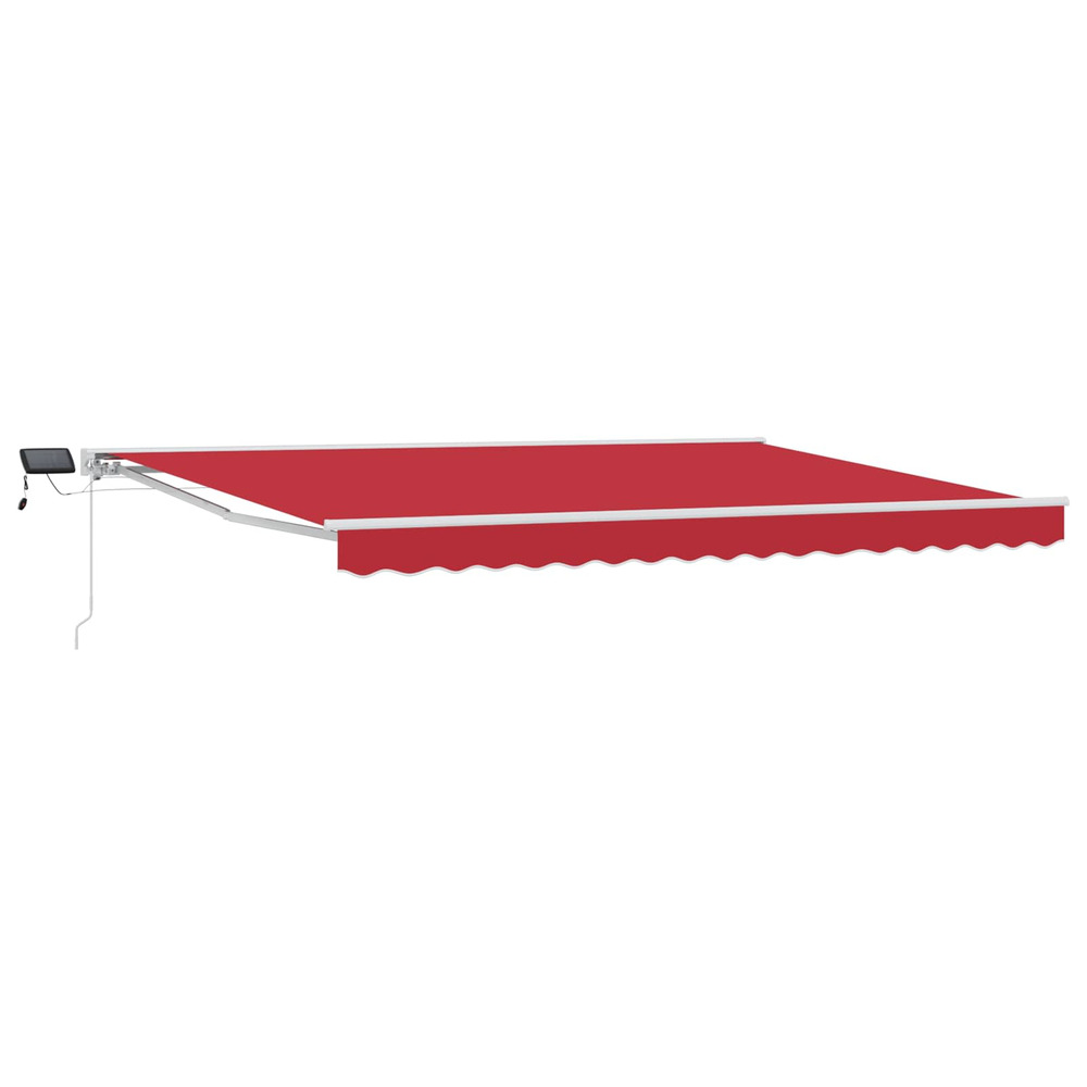 Cadre de store manuel avec leds rouge 4 × 3 m