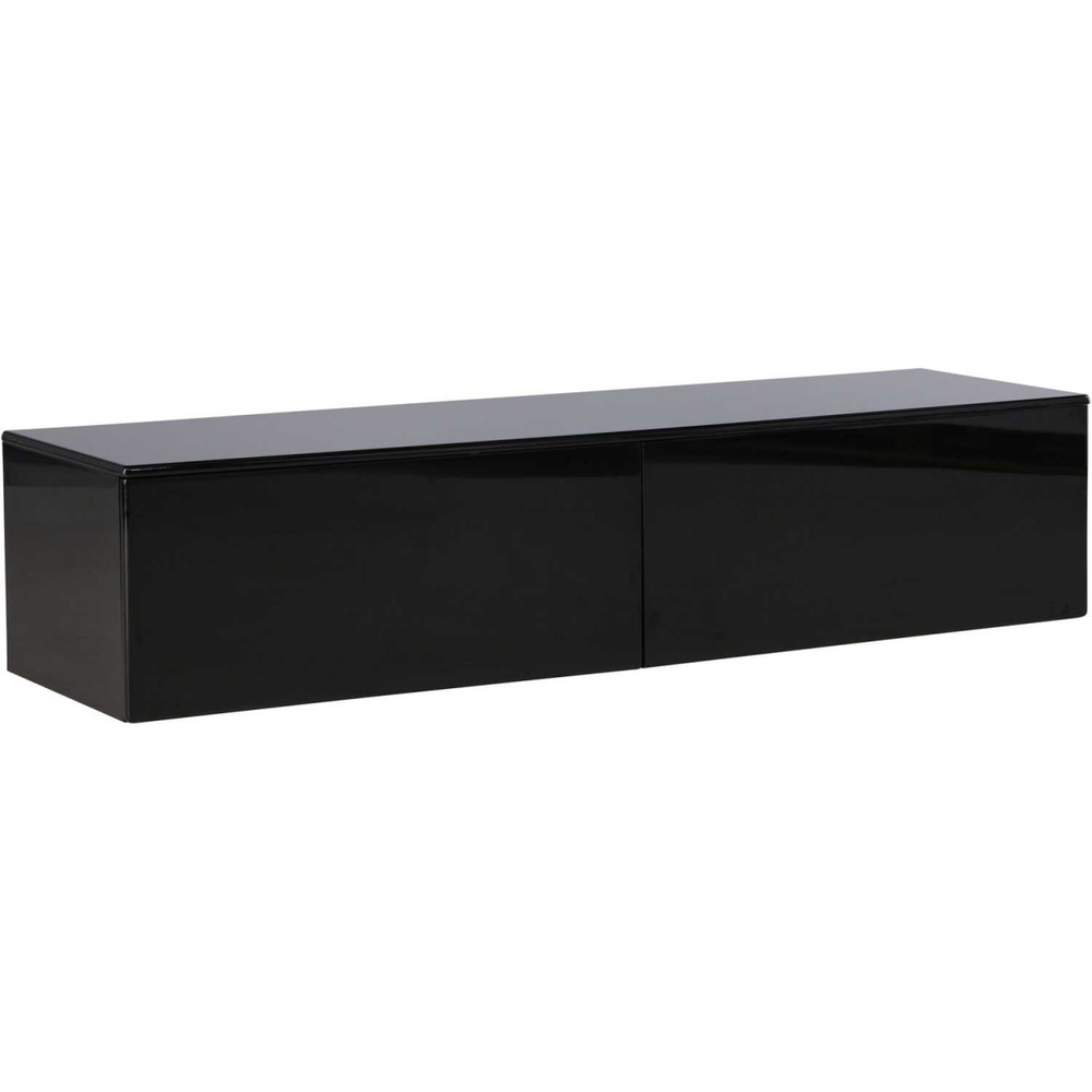 Meuble tv suspendu en mdf fristad 160 x 45 x 35 cm