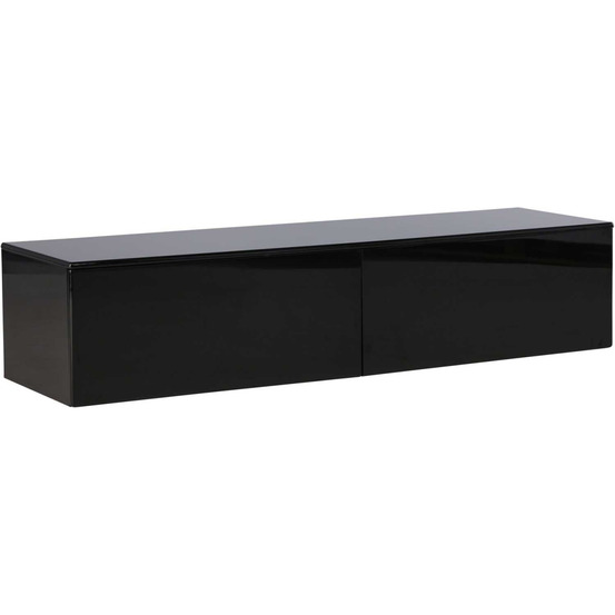 Meuble tv suspendu en mdf fristad 160 x 45 x 35 cm