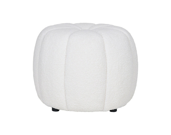 Helda - pouf - en tissu bouclette