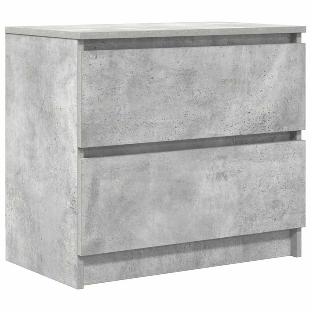Meuble tv gris béton 60x35x54 cm bois d'ingénierie