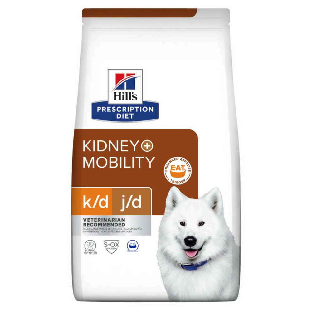 Croquettes chien adult prescription diets k/d kidney + mobility - hill's 12 kg