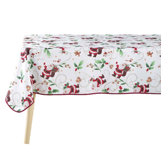 Nappe rectangle père noel enchanté