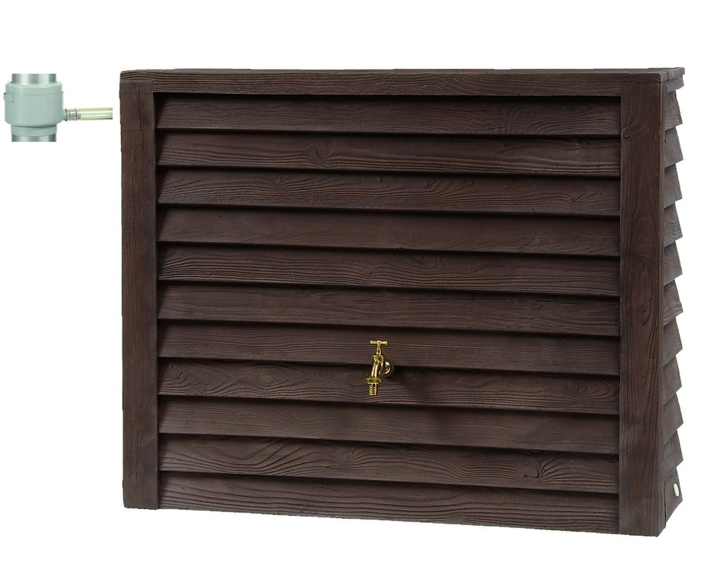 Kit cuve woody 350 l bois foncé - 995146