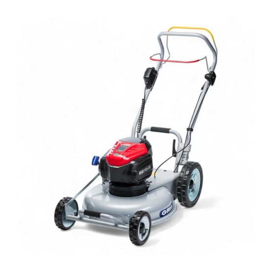 Tondeuse mulching professionnelle sur batterie 82v - autonomie 1200m², coupe 53cm - grin bm53a-82v