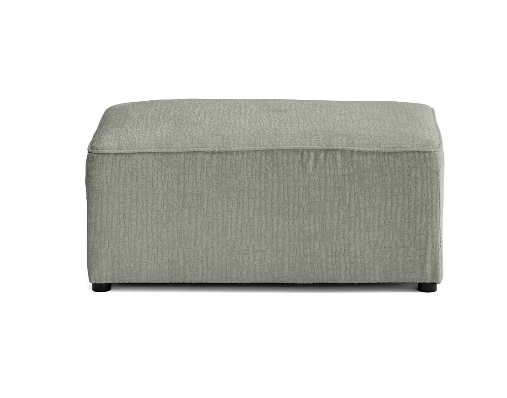 Topaze - pouf - en tissu velours relief