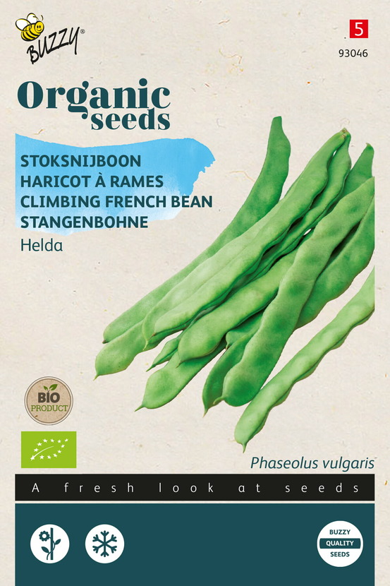 Buzzy organic haricot à rames helda(bio) - ca. 15 gr (livraison gratuite)