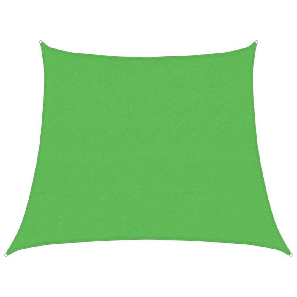 Voile d'ombrage 160 g/m² vert clair 3/4x3 m pehd