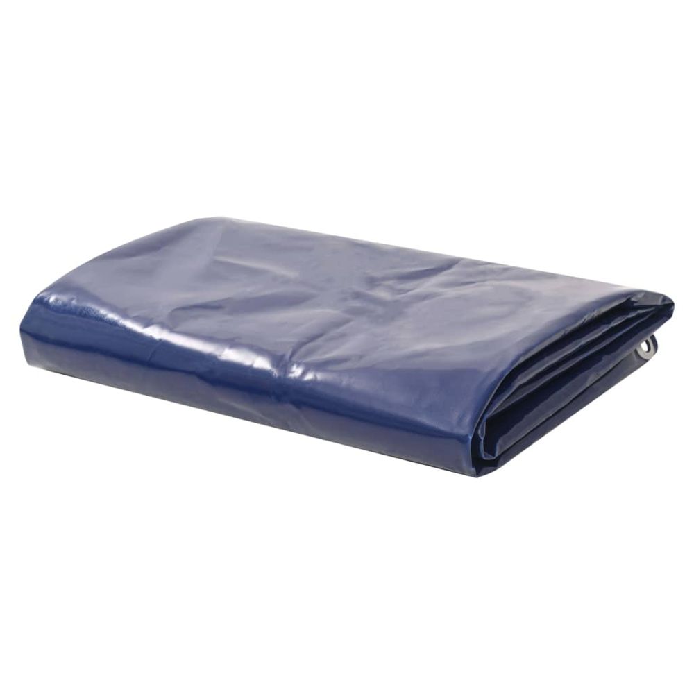 Tarps bleu 4 x 7 m toile avec revêtement en pvc