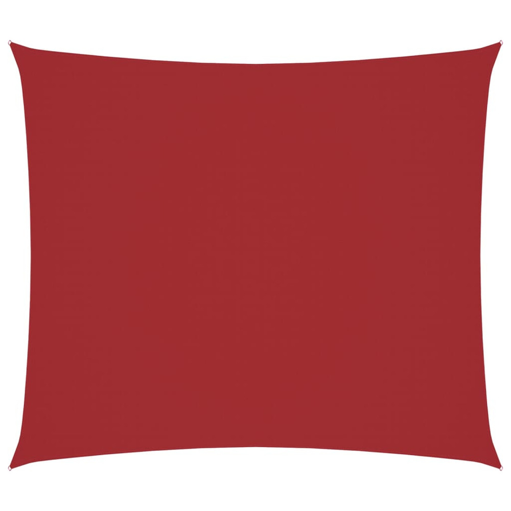 Voile de parasol tissu oxford rectangulaire 2,5x3 m rouge