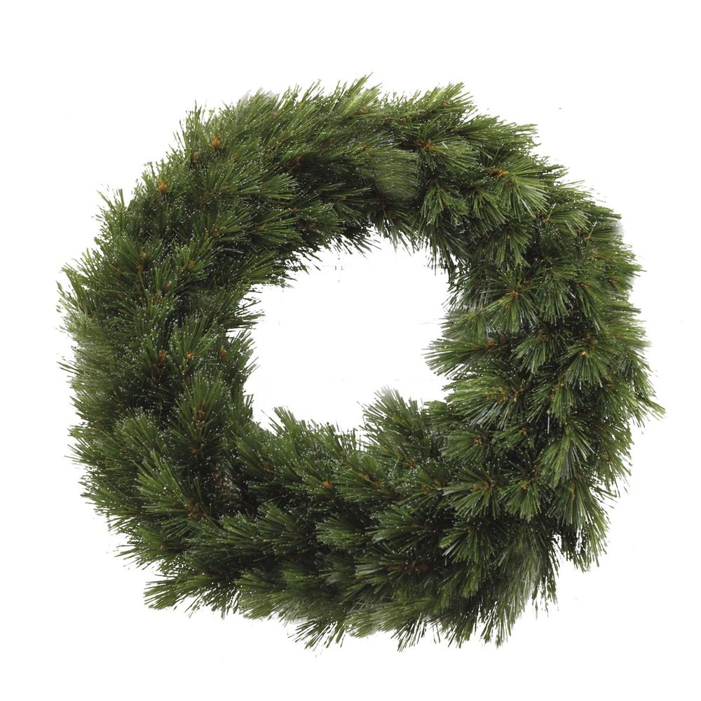 Triumph tree couronne forest frosted pour noël - décoration murale avec structure métallique robuste - couronne de porte de noël